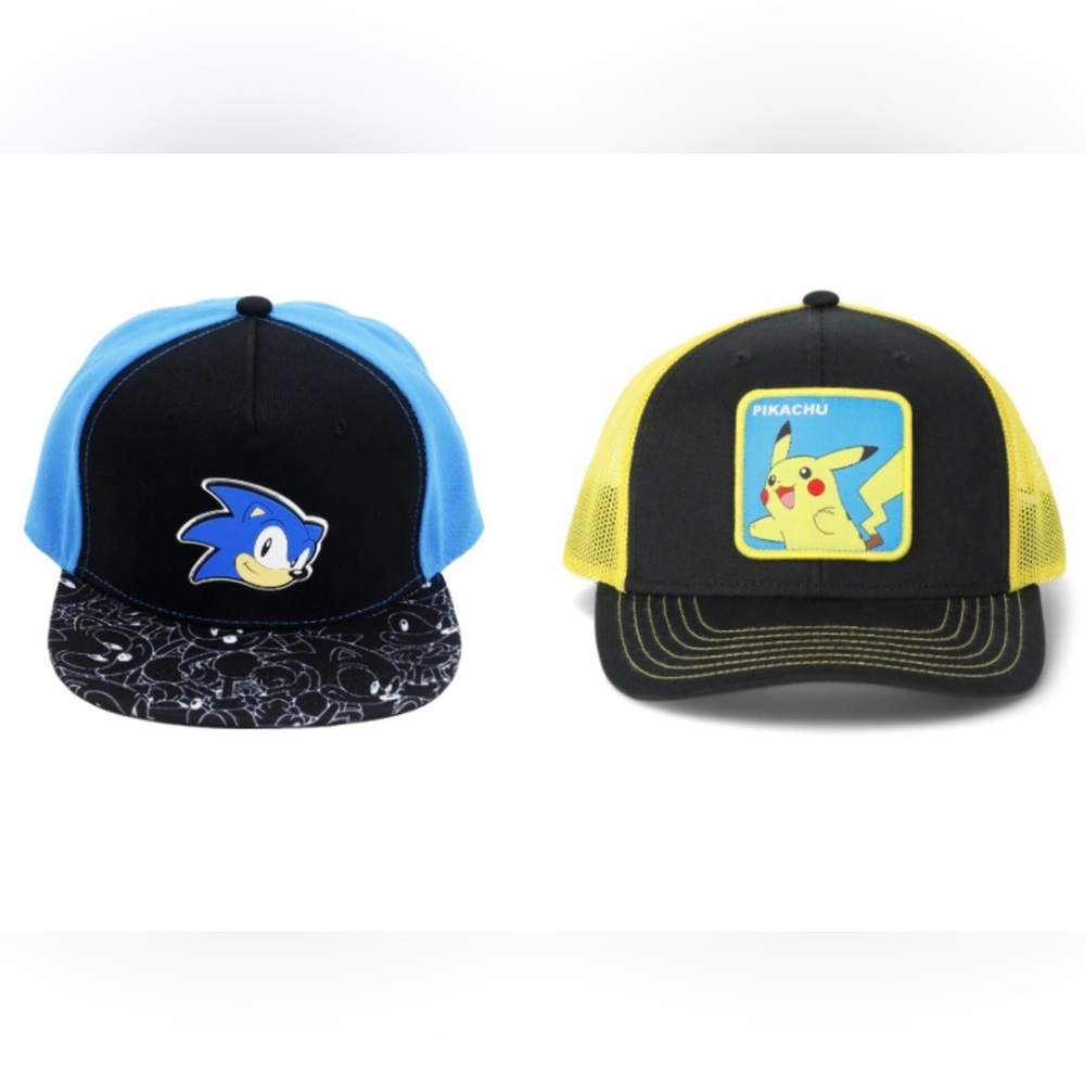DEAL ‼️ 2 CARTOON BASEBALL CAPS FOR $11